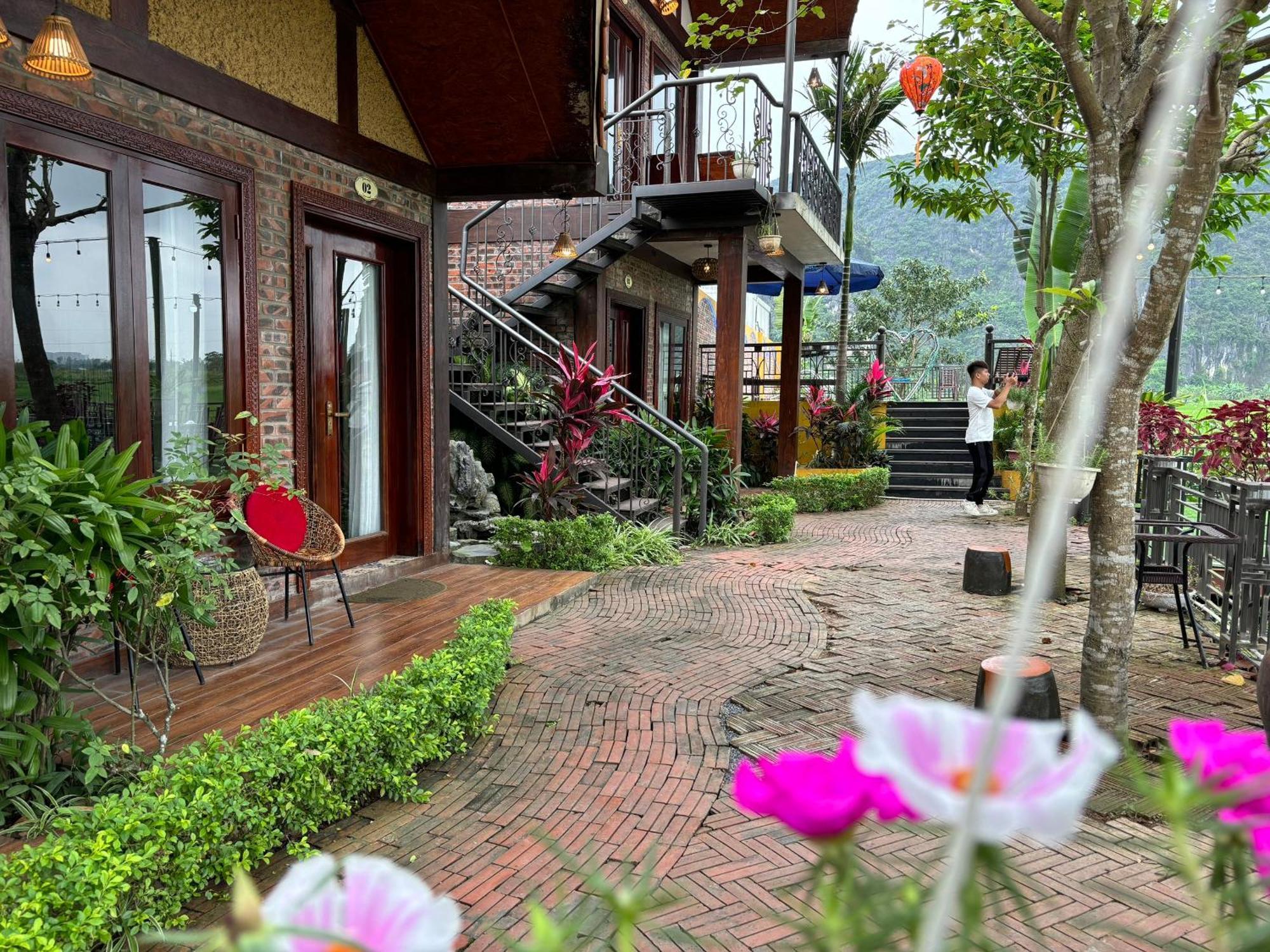 Appartement Papaya Bungalow & Rice Fields à Ninh Bình Extérieur photo