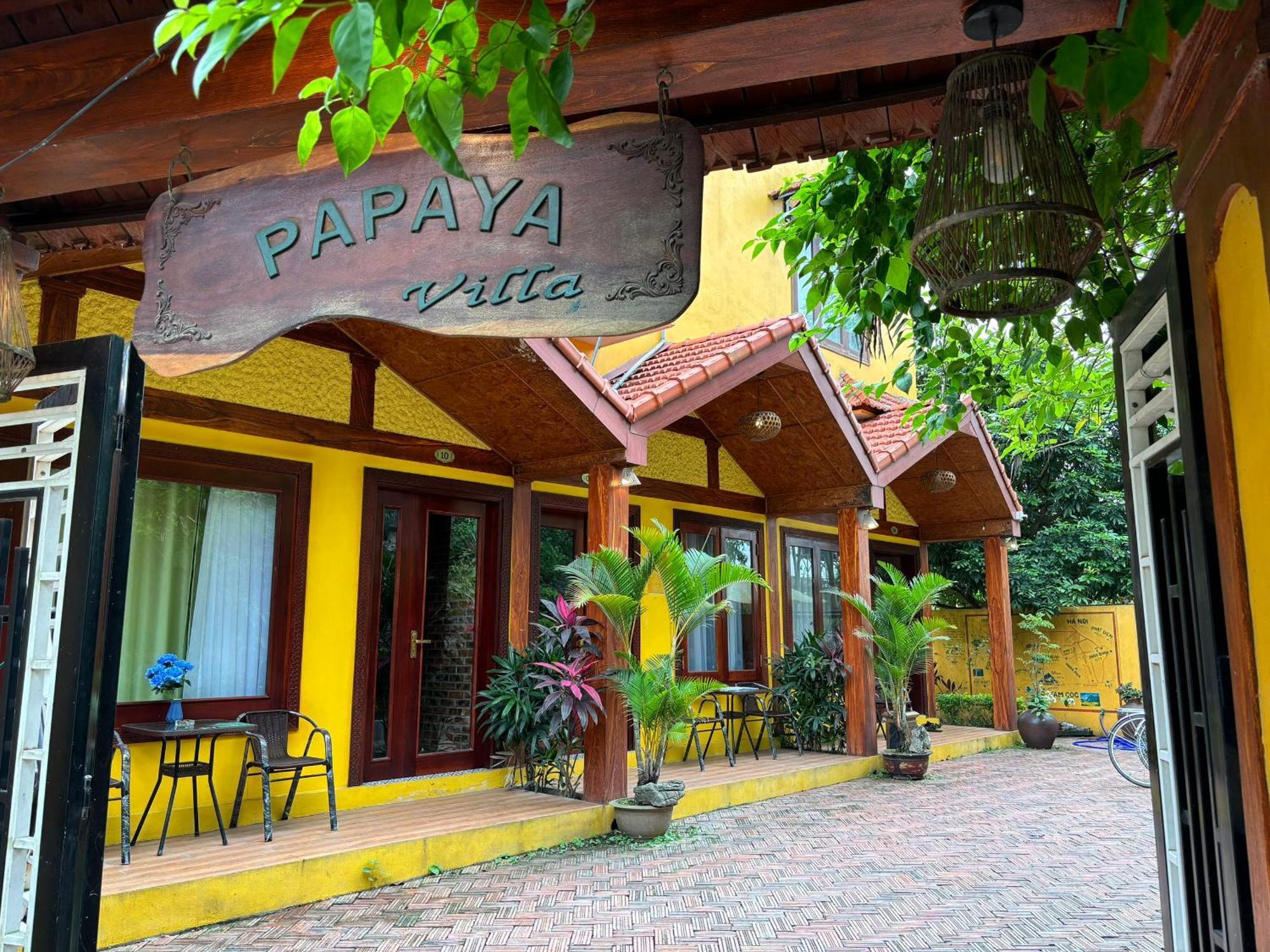 Appartement Papaya Bungalow & Rice Fields à Ninh Bình Extérieur photo