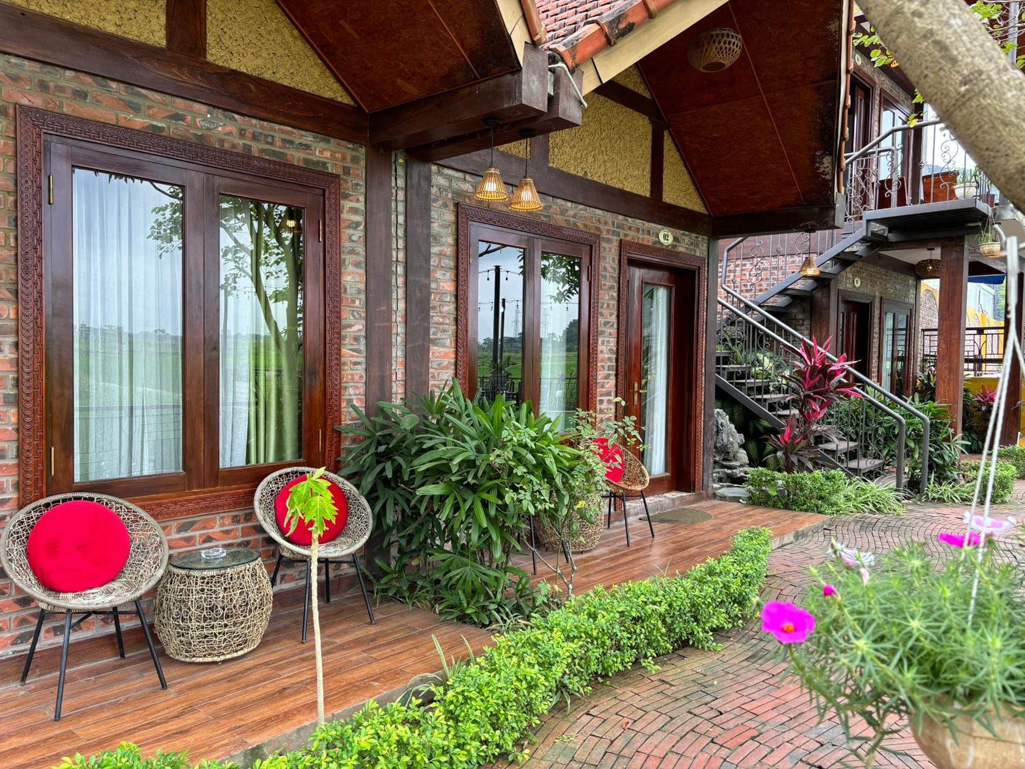 Appartement Papaya Bungalow & Rice Fields à Ninh Bình Extérieur photo