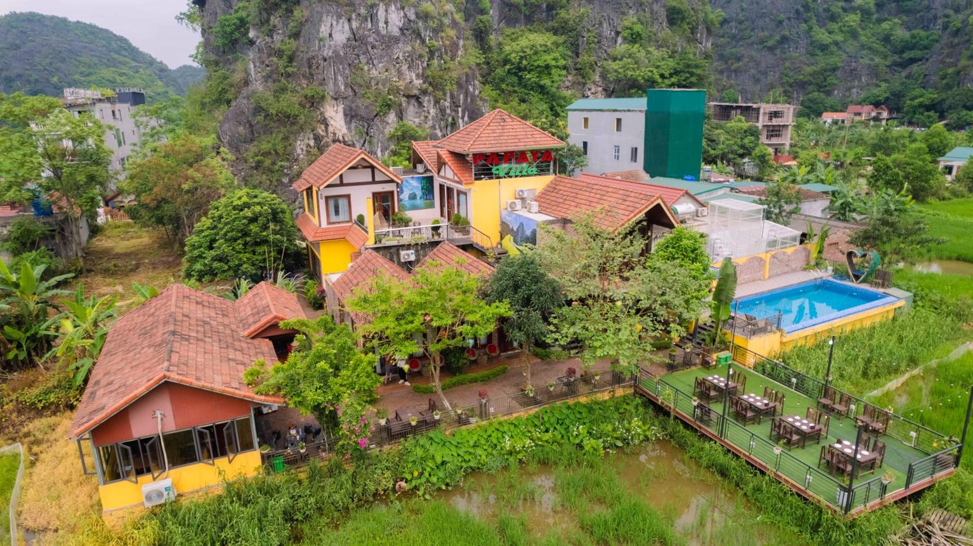 Appartement Papaya Bungalow & Rice Fields à Ninh Bình Extérieur photo
