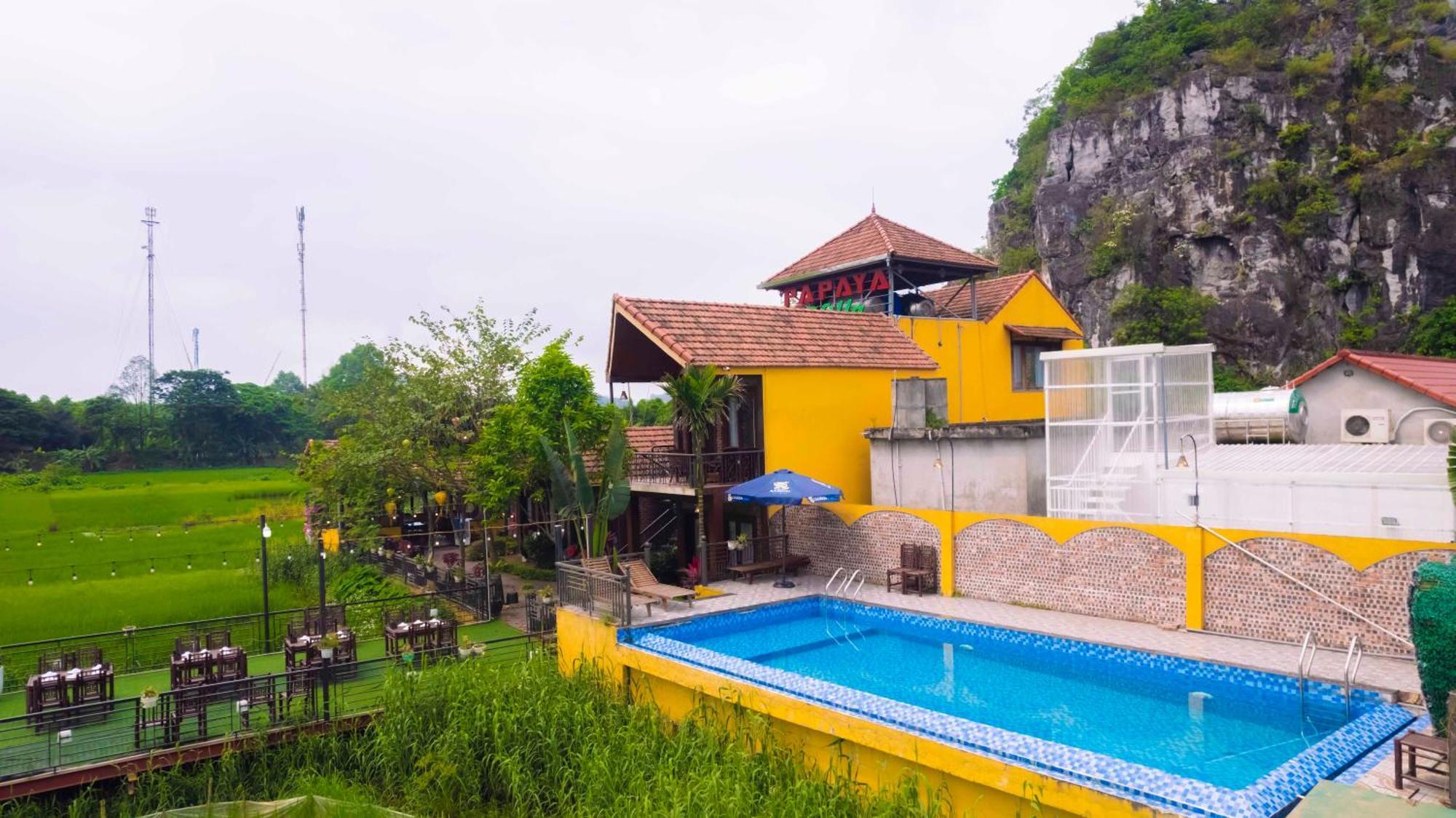 Appartement Papaya Bungalow & Rice Fields à Ninh Bình Extérieur photo