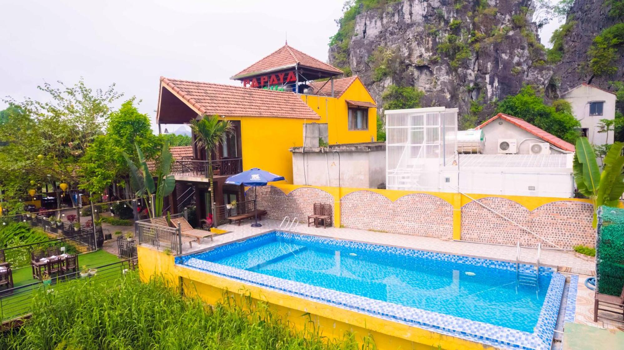 Appartement Papaya Bungalow & Rice Fields à Ninh Bình Extérieur photo